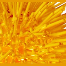 Varaluz - 169P01YE - One Light Pendant - Urchin - Un-Mellow Yellow