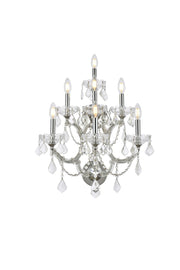 Elegant Lighting - 2800W7C/RC - Seven Light Wall Sconce - Maria Theresa - Chrome