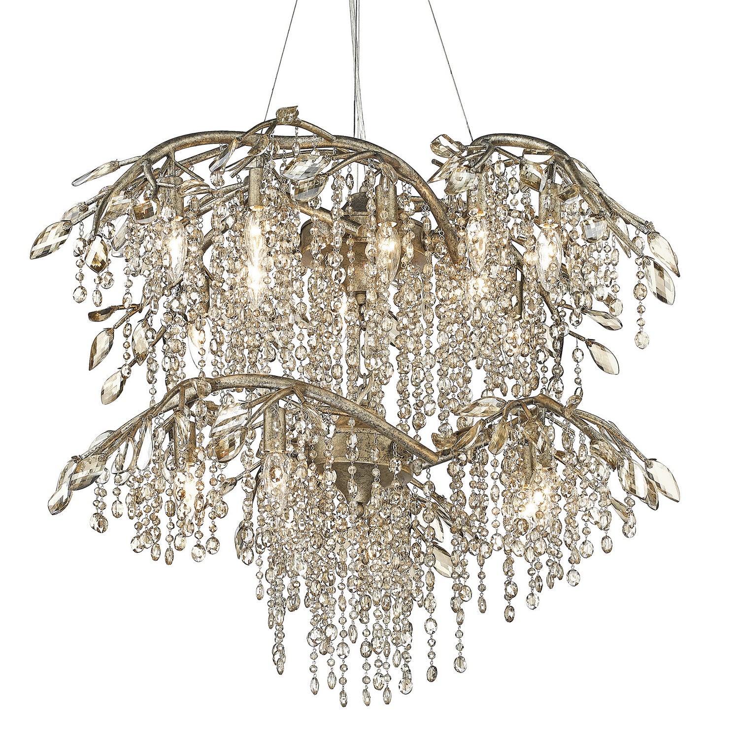 Golden - 9903-18 MG - 18 Light Chandelier - Autumn Twilight - Mystic Gold