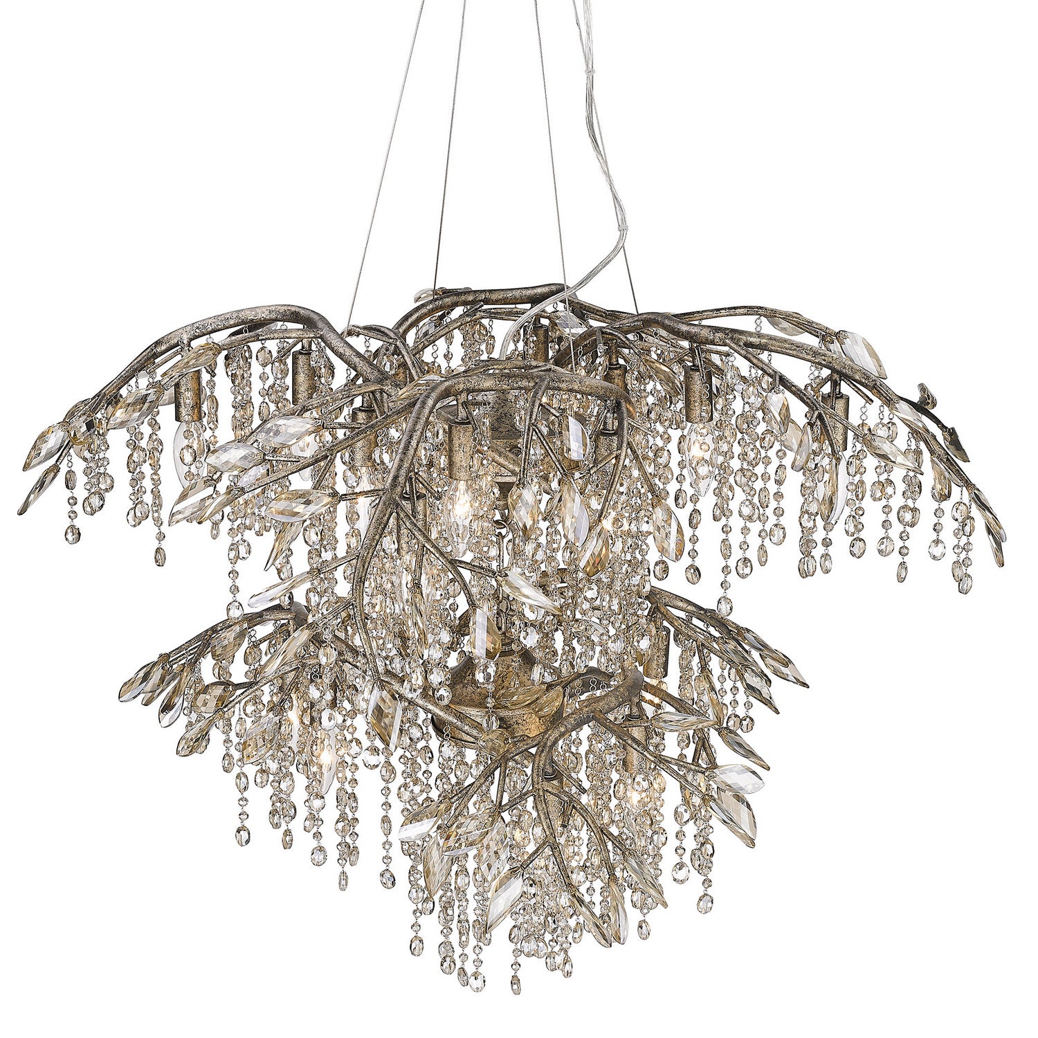 Golden - 9903-18 MG - 18 Light Chandelier - Autumn Twilight - Mystic Gold