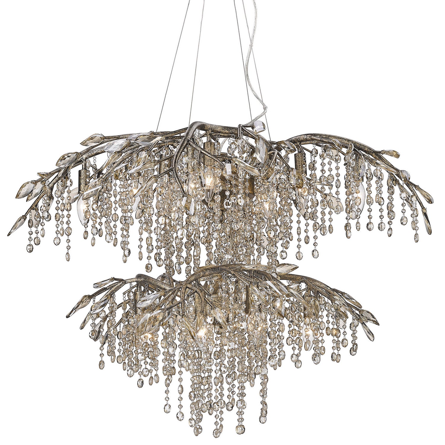 Golden - 9903-18 MG - 18 Light Chandelier - Autumn Twilight - Mystic Gold