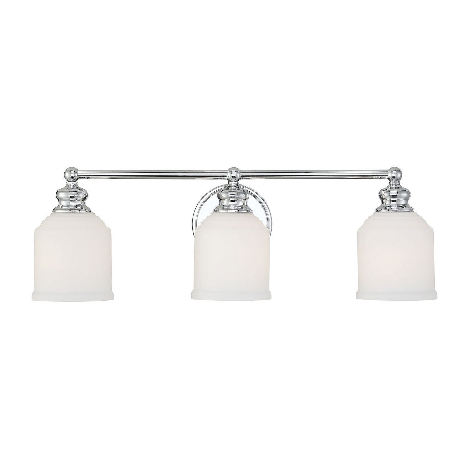 Savoy House - 8-6836-3-11 - Three Light Bath Bar - Melrose - Polished Chrome