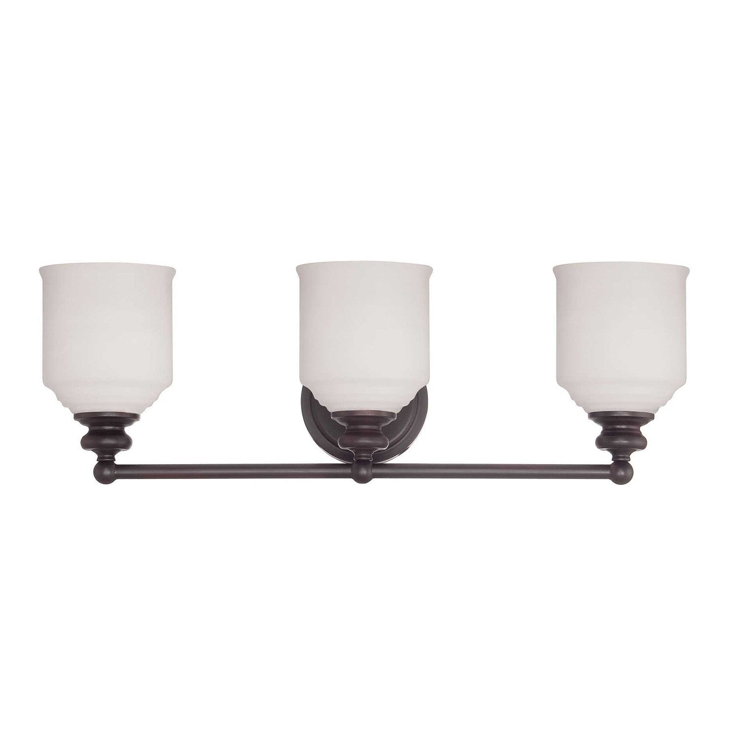 Savoy House - 8-6836-3-13 - Three Light Bath Bar - Melrose - English Bronze