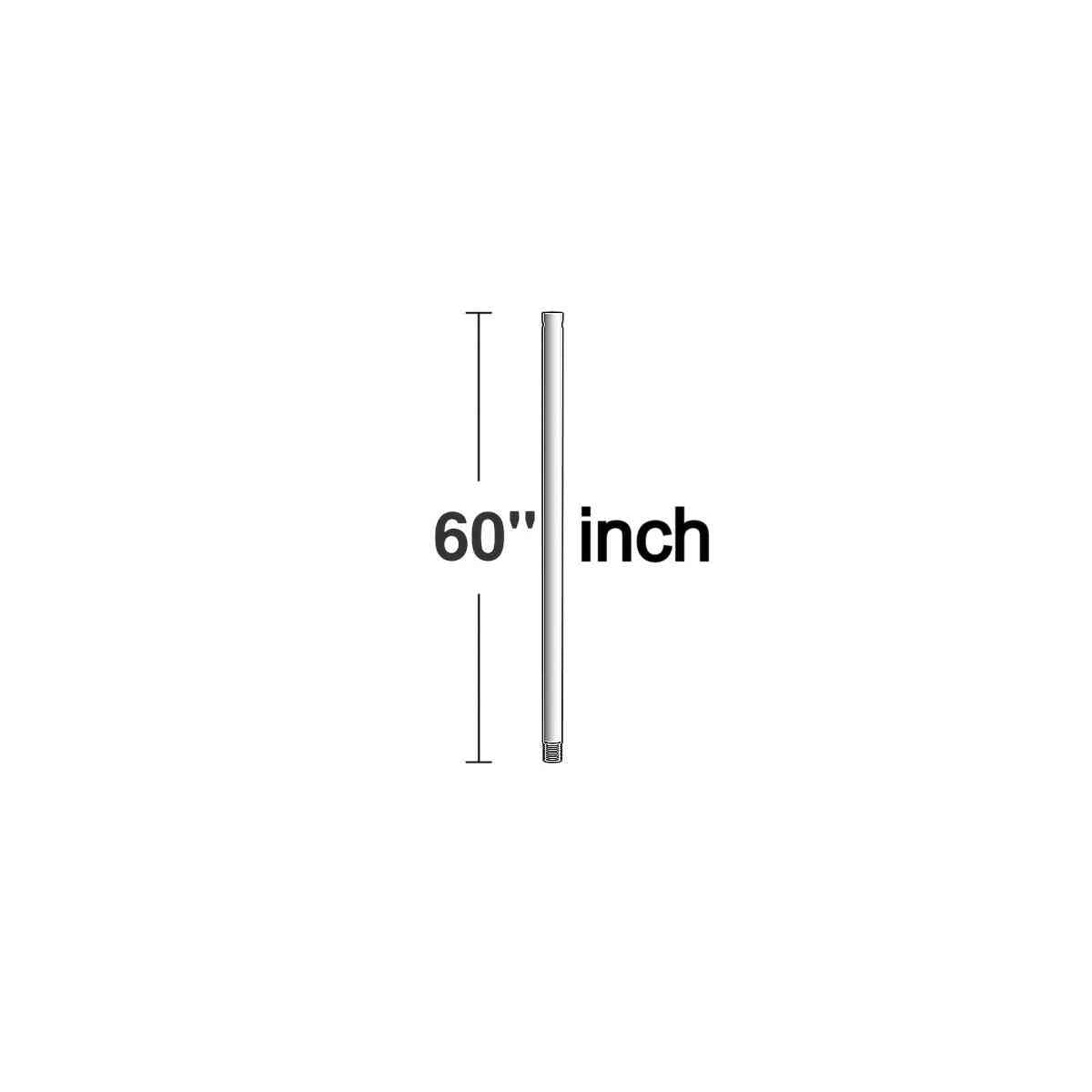 Visual Comfort Fan - DR60PN - Downrod - Universal - Polished Nickel