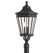 Generation Lighting - OL5408BK - Three Light Outdoor Fixture - Cotswold Lane - Black