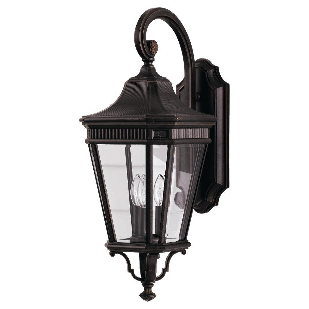 Generation Lighting - OL5402GBZ - Three Light Outdoor Fixture - Cotswold Lane - Grecian Bronze