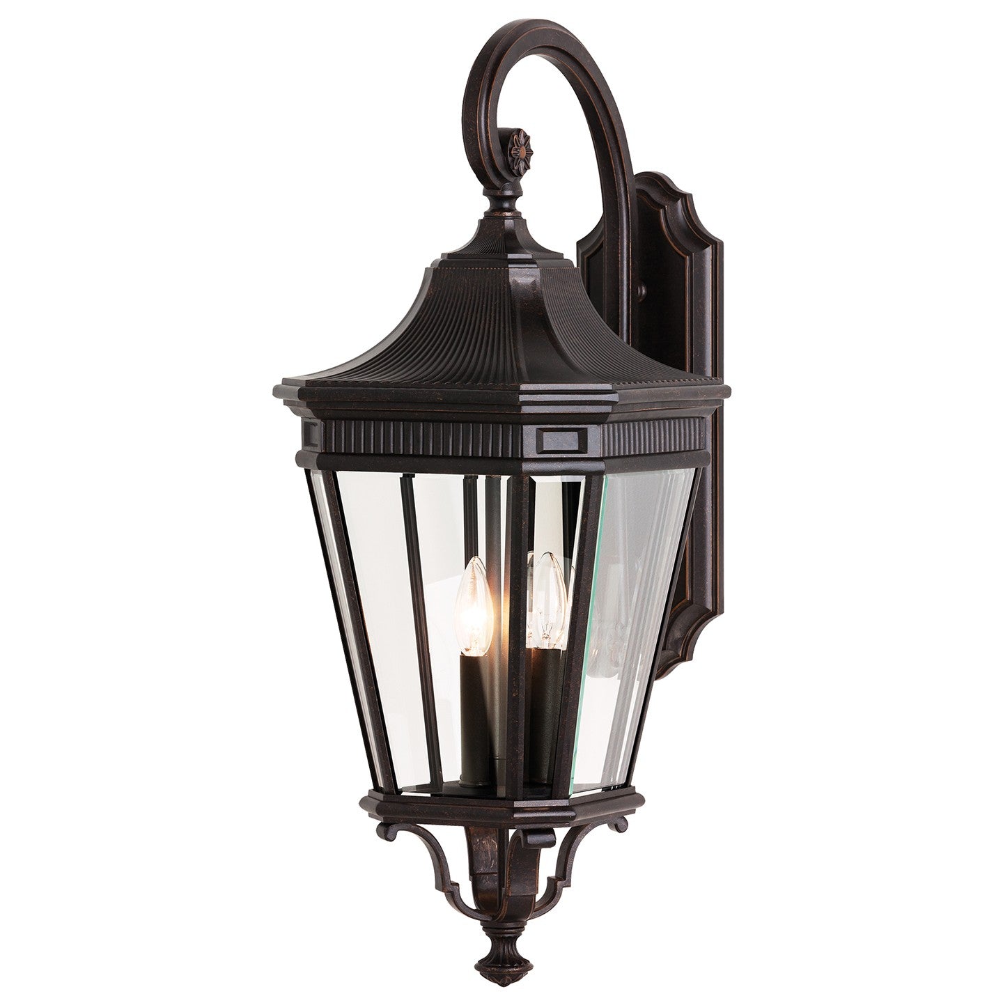 Generation Lighting - OL5404GBZ - Three Light Outdoor Fixture - Cotswold Lane - Grecian Bronze