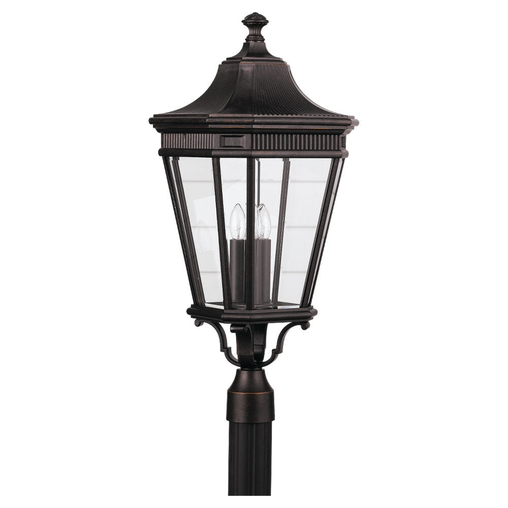 Generation Lighting - OL5408GBZ - Three Light Outdoor Fixture - Cotswold Lane - Grecian Bronze