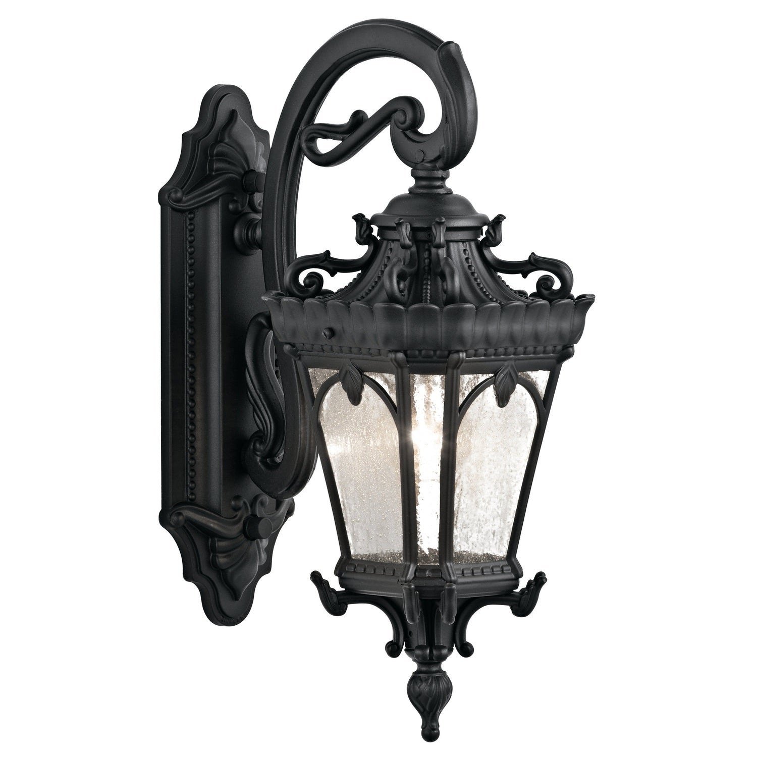 Kichler - 9356BKT - One Light Outdoor Wall Mount - Tournai - Textured Black