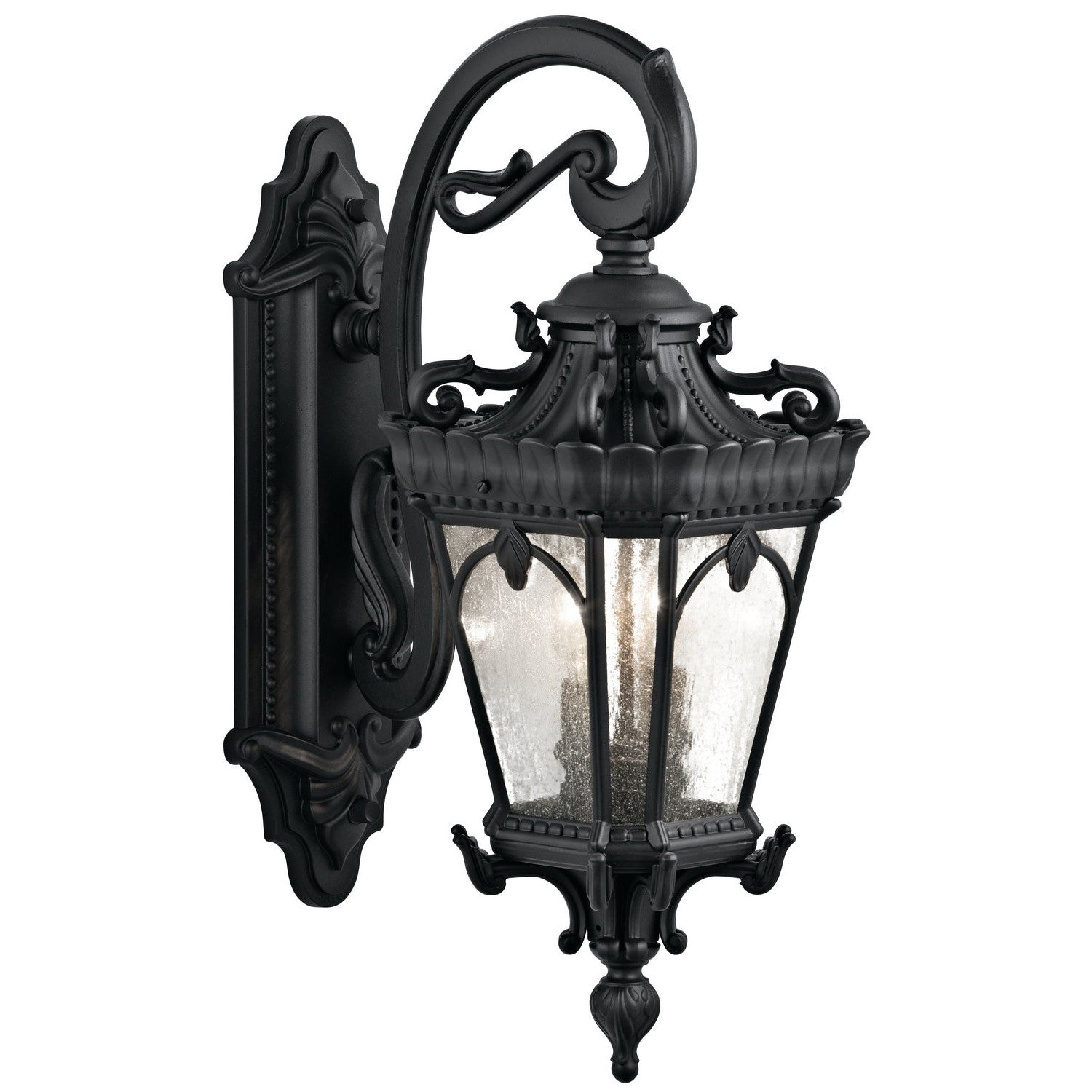 Kichler - 9357BKT - Two Light Outdoor Wall Mount - Tournai - Textured Black