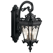 Kichler - 9358BKT - Three Light Outdoor Wall Mount - Tournai - Textured Black
