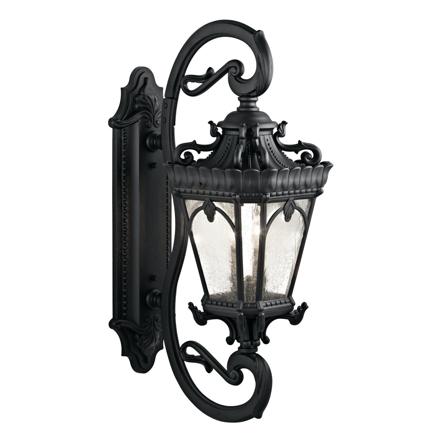 Kichler - 9359BKT - Four Light Outdoor Wall Mount - Tournai - Textured Black