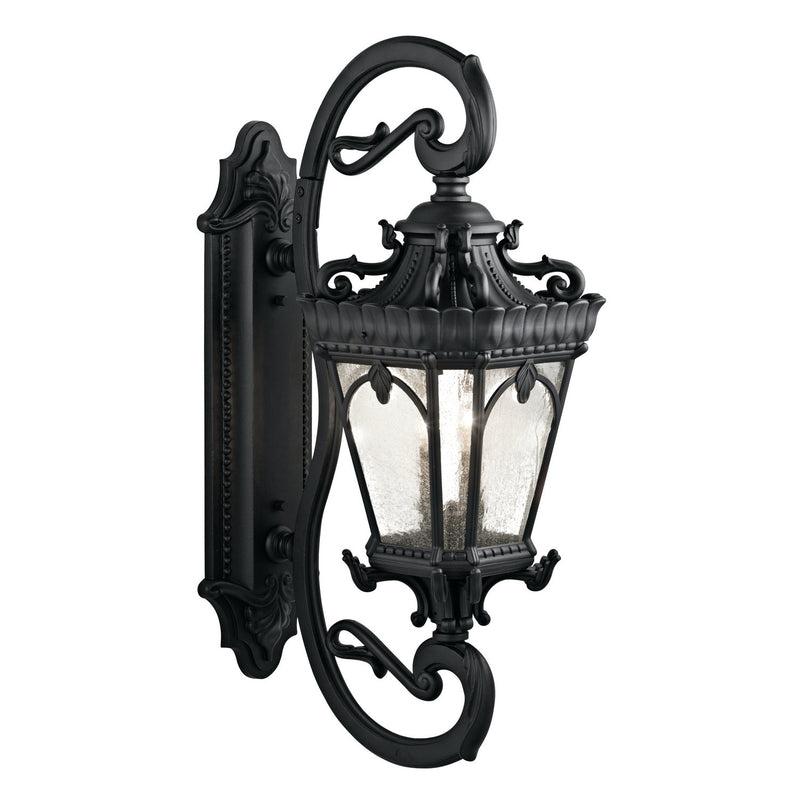 Kichler - 9359BKT - Four Light Outdoor Wall Mount - Tournai - Textured Black