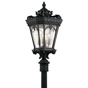 Kichler - 9565BKT - Four Light Outdoor Post Mount - Tournai - Textured Black