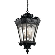 Kichler - 9568BKT - Eight Light Outdoor Pendant - Tournai - Textured Black