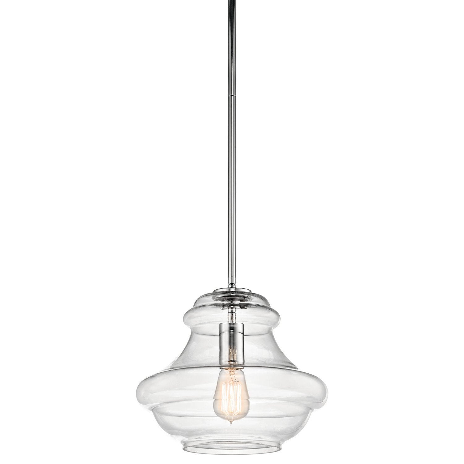 Kichler - 42044CH - One Light Pendant - Everly - Chrome