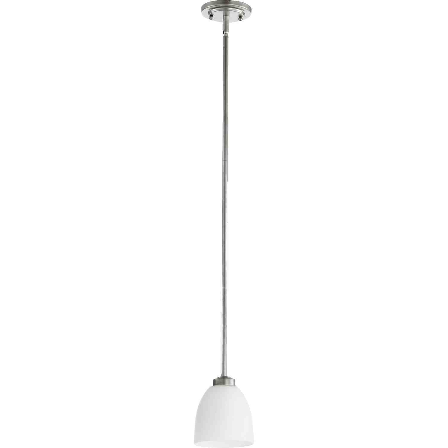 Quorum - 3060-64 - One Light Pendant - Reyes - Classic Nickel
