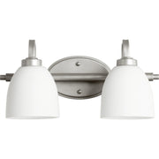 Quorum - 5060-2-64 - Two Light Vanity - Reyes - Classic Nickel