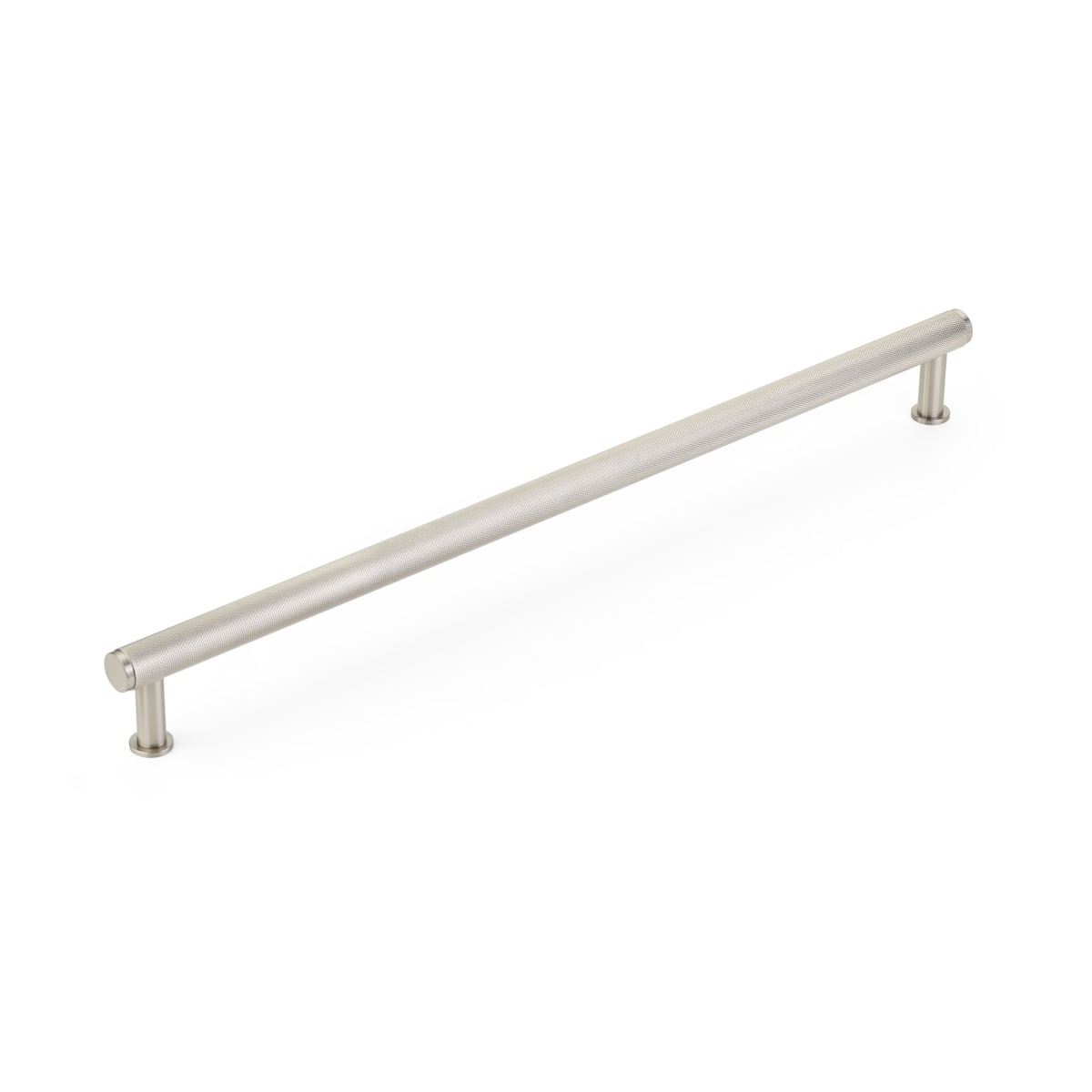 Pub House 18" Center to Center Knurled Bar Solid Brass Appliance Bar Handle / Appliance Bar Pull