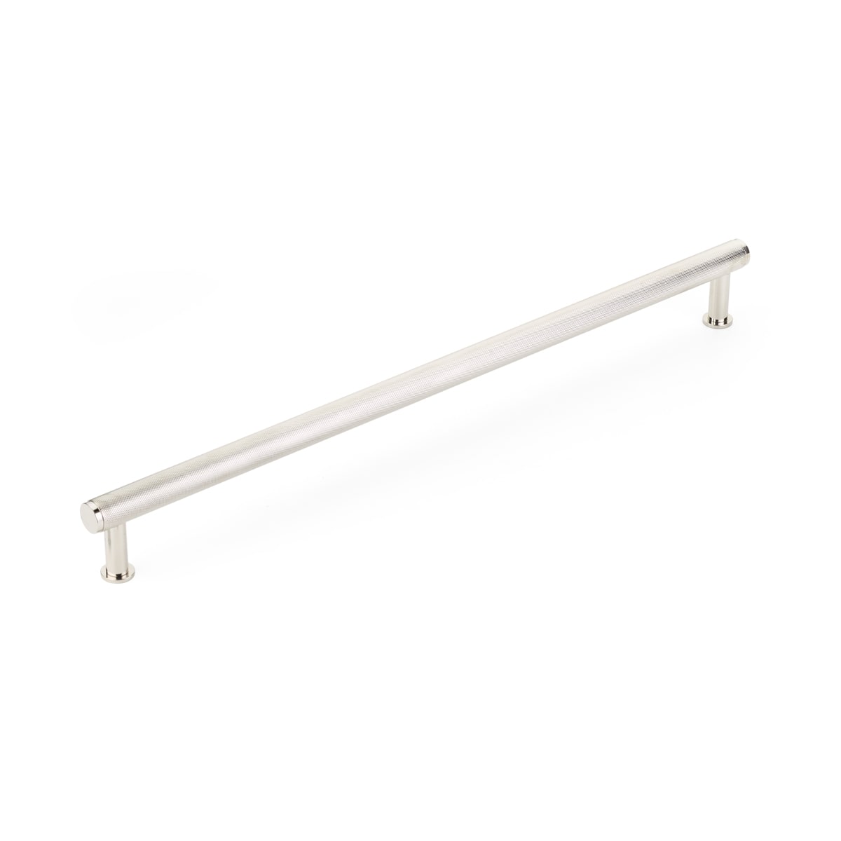 Pub House 18" Center to Center Knurled Bar Solid Brass Appliance Bar Handle / Appliance Bar Pull