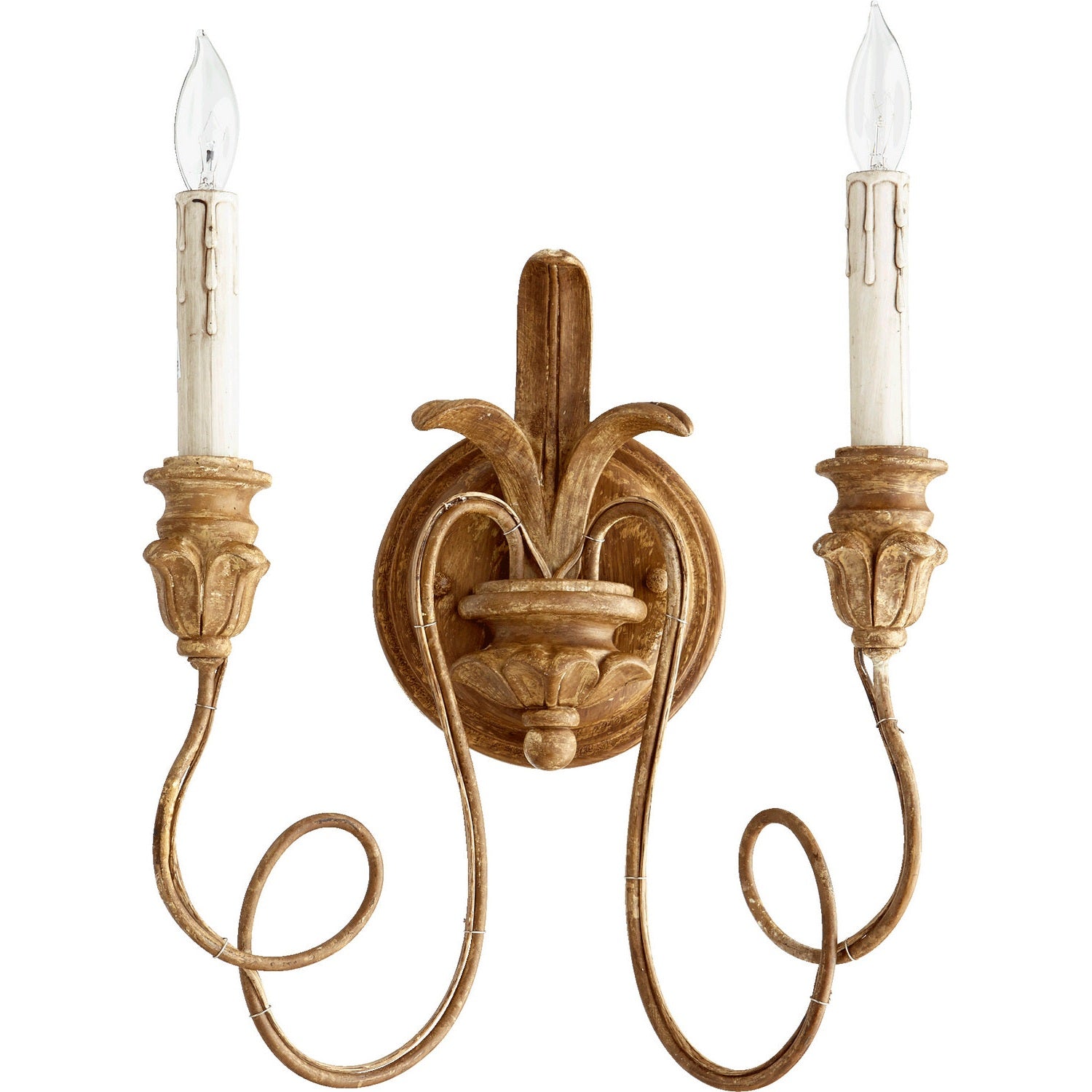 Quorum - 5306-2-94 - Two Light Wall Mount - Salento - French Umber