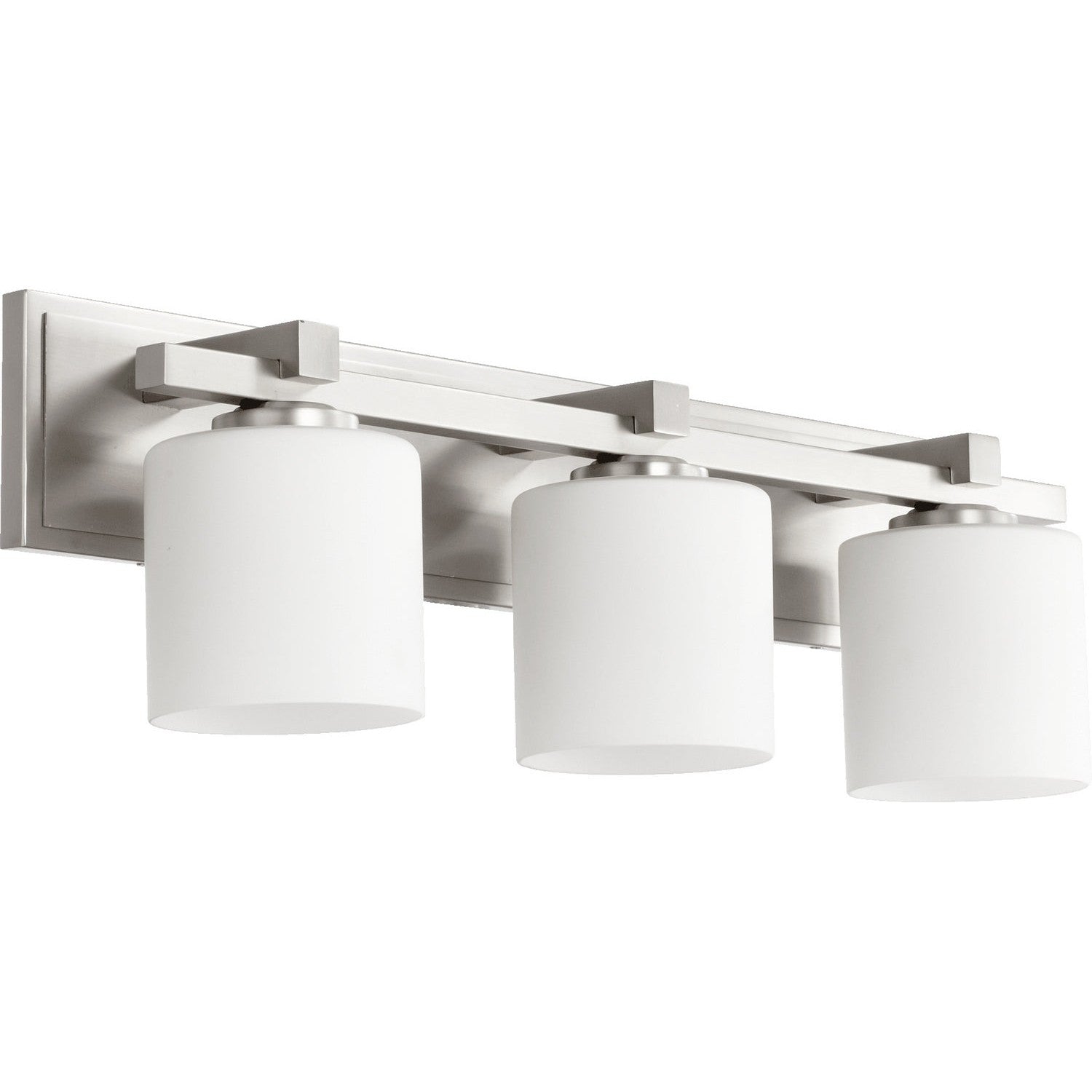 Quorum - 5369-3-65 - Three Light Vanity - 5369 Vanities - Satin Nickel