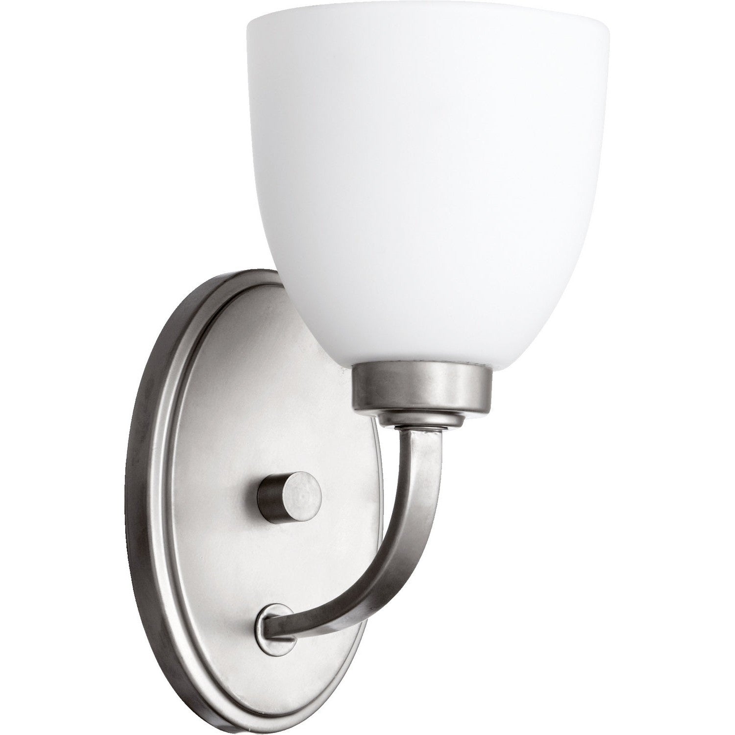 Quorum - 5560-1-64 - One Light Wall Mount - Reyes - Classic Nickel