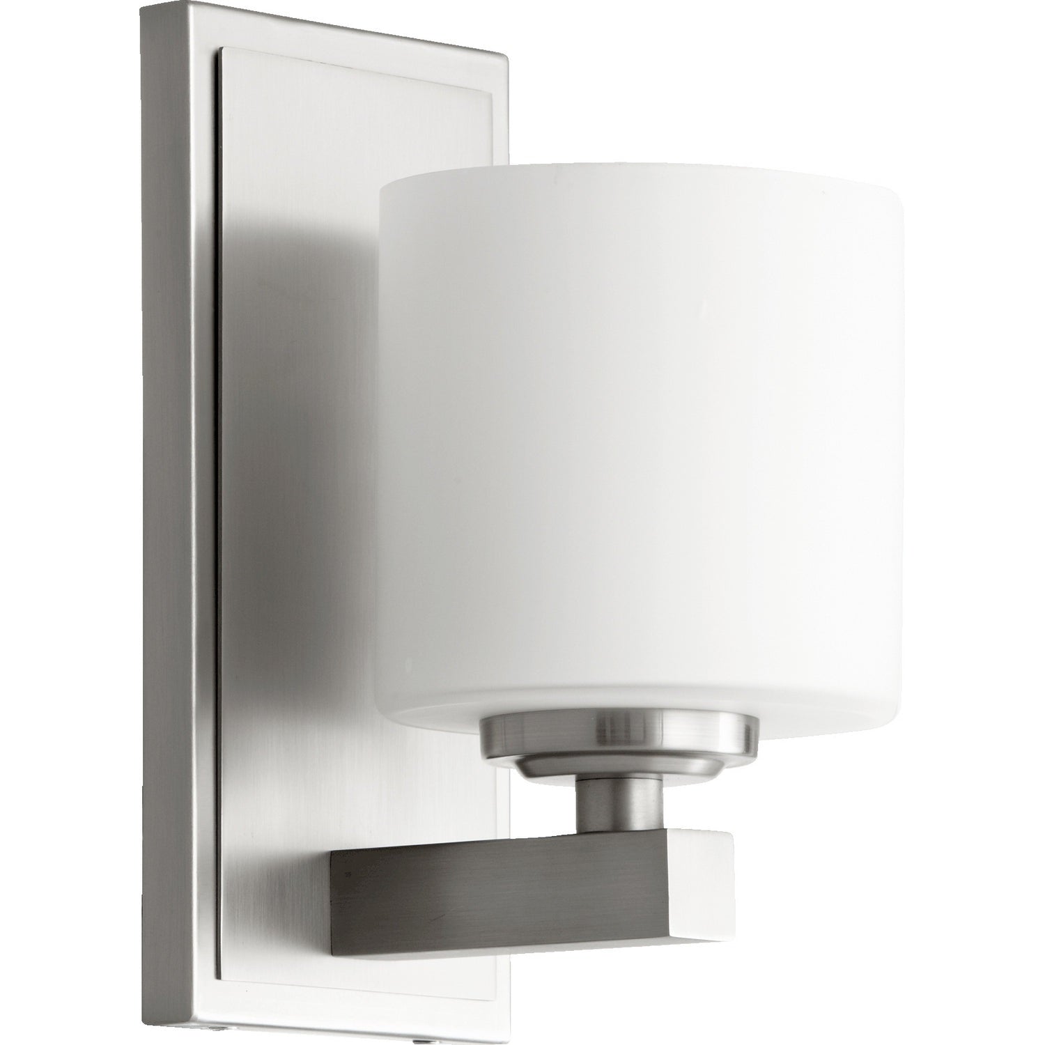 Quorum - 5669-1-65 - One Light Wall Mount - 5669 Cylinder Lighting Series - Satin Nickel