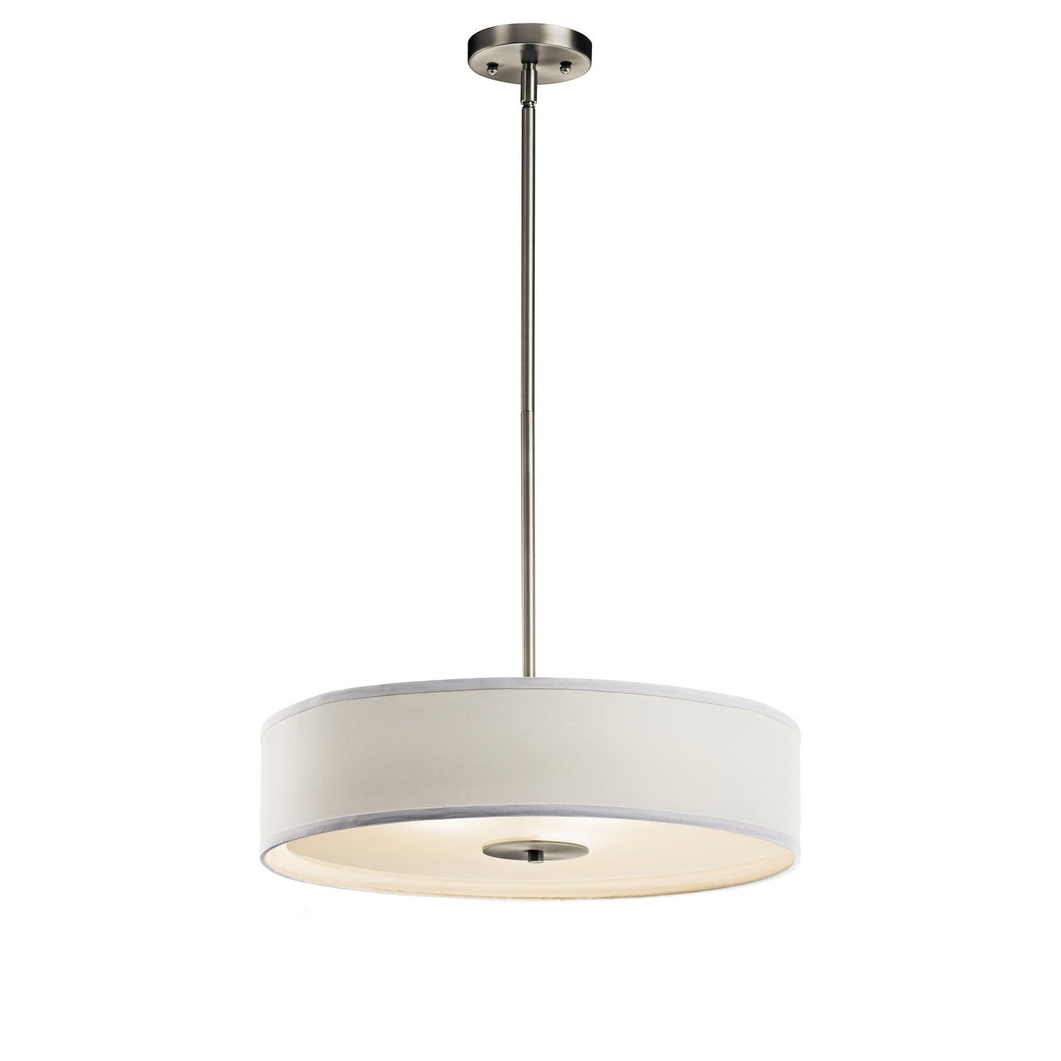 Kichler - 42121NI - Three Light Pendant/Semi Flush - Brushed Nickel