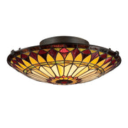 Quoizel - TF1400SVB - Two Light Flush Mount - West End - Vintage Bronze