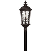 Hinkley - 1921BK - LED Post Top or Pier Mount Lantern - Windsor - Black
