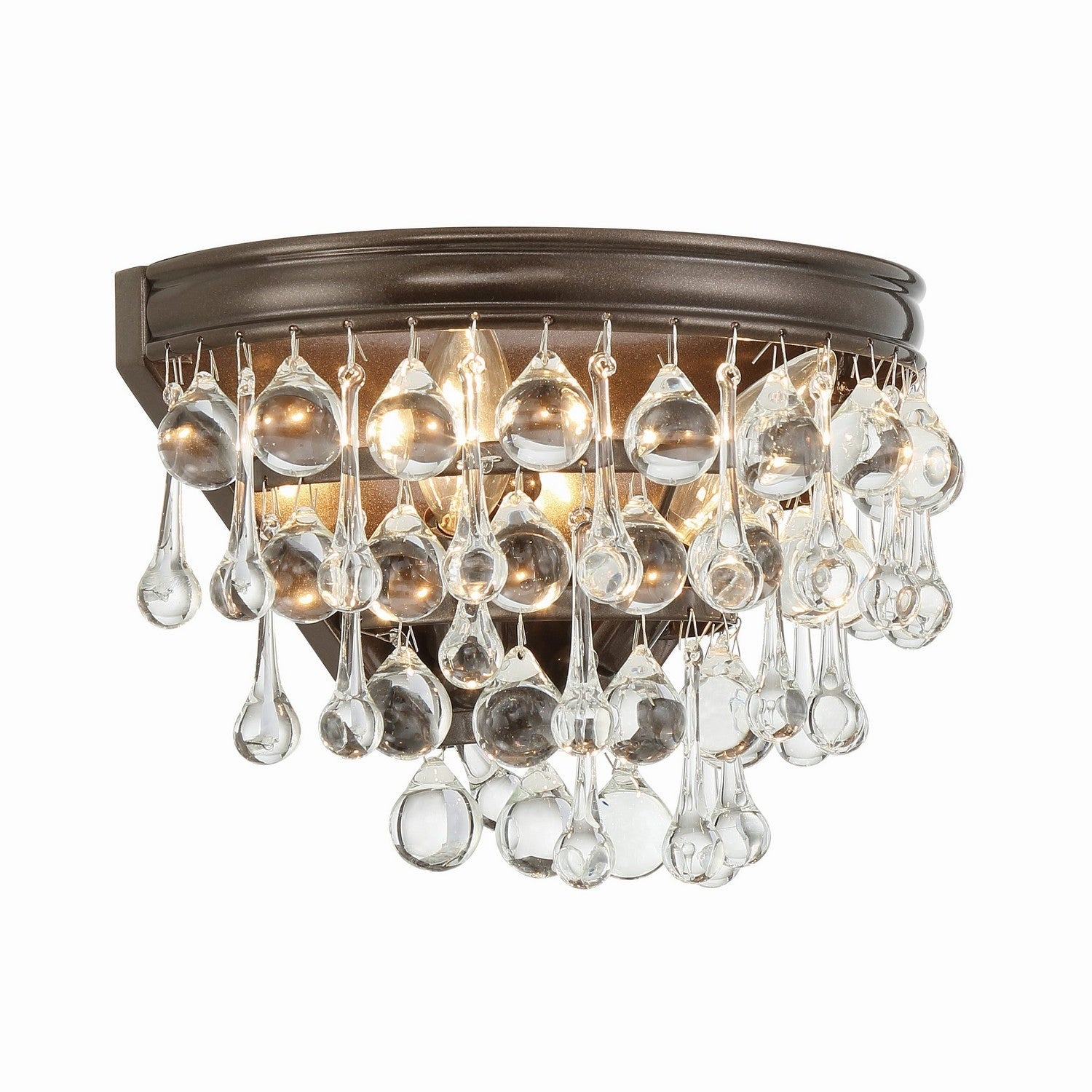 Crystorama - 132-VZ - Two Light Wall Sconce - Calypso - Vibrant Bronze