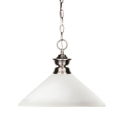 Z-Lite - 100701BN-AMO14 - One Light Pendant - Shark - Brushed Nickel