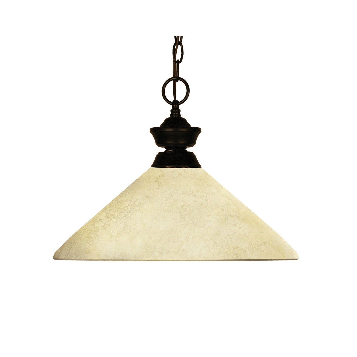 Z-Lite - 100701BRZ-AGM14 - One Light Pendant - Chance/Bourbon - Bronze