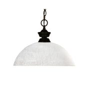 Z-Lite - 100701BRZ-DWL14 - One Light Pendant - Riviera - Bronze