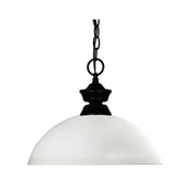 Z-Lite - 100701MB-DMO14 - One Light Pendant - Shark/Windsor - Matte Black
