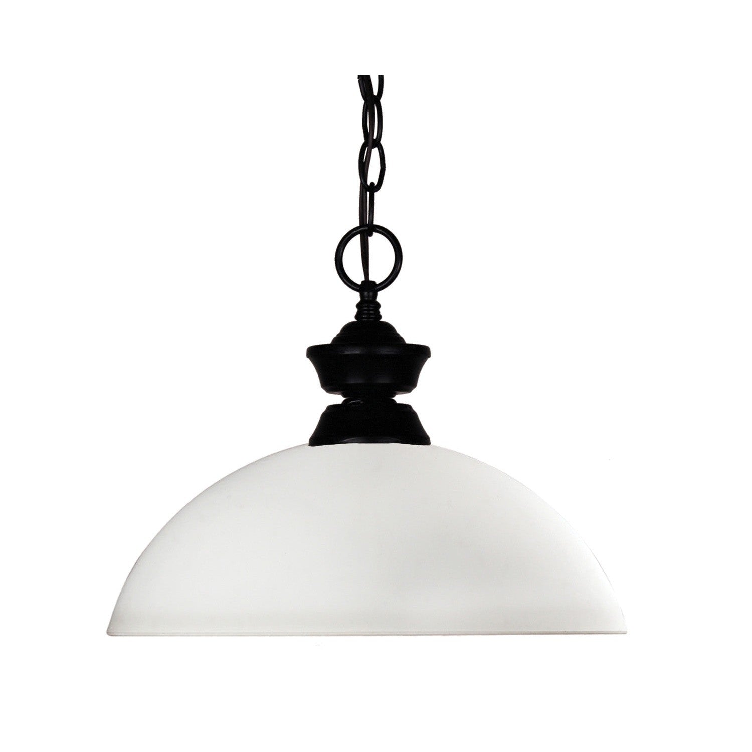 Z-Lite - 100701MB-DMO14 - One Light Pendant - Shark/Windsor - Matte Black