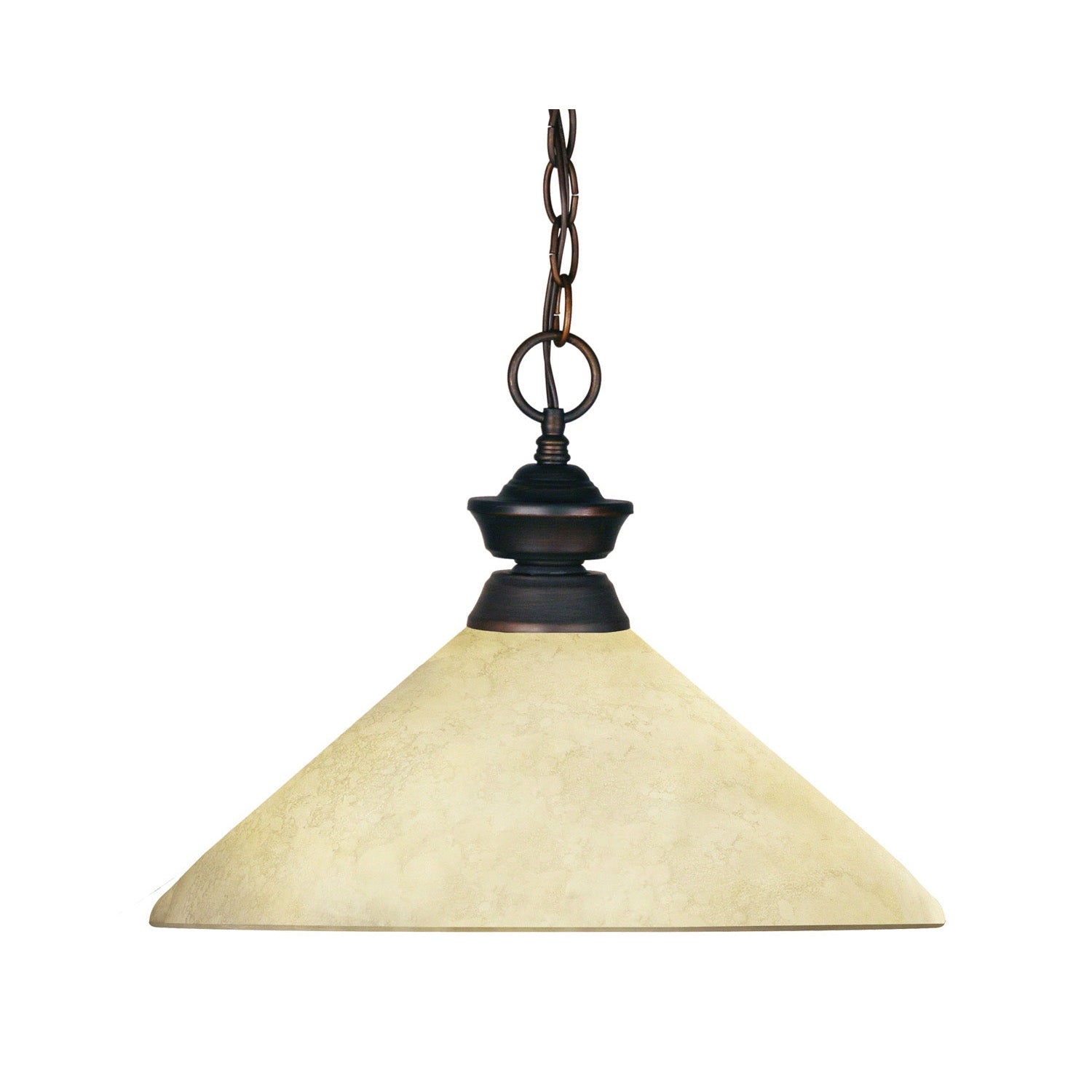 Z-Lite - 100701OB-AGM14 - One Light Pendant - Riviera - Olde Bronze