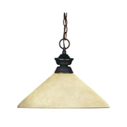 Z-Lite - 100701OB-AGM14 - One Light Pendant - Riviera - Olde Bronze