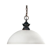 Z-Lite - 100701OB-DMO14 - One Light Pendant - Riviera - Olde Bronze