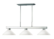 Z-Lite - 152BN-AMO14 - Three Light Billiard - Cobalt - Brushed Nickel