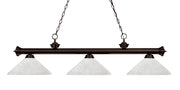 Z-Lite - 200-3BRZ-AWL14 - Three Light Billiard - Riviera - Bronze