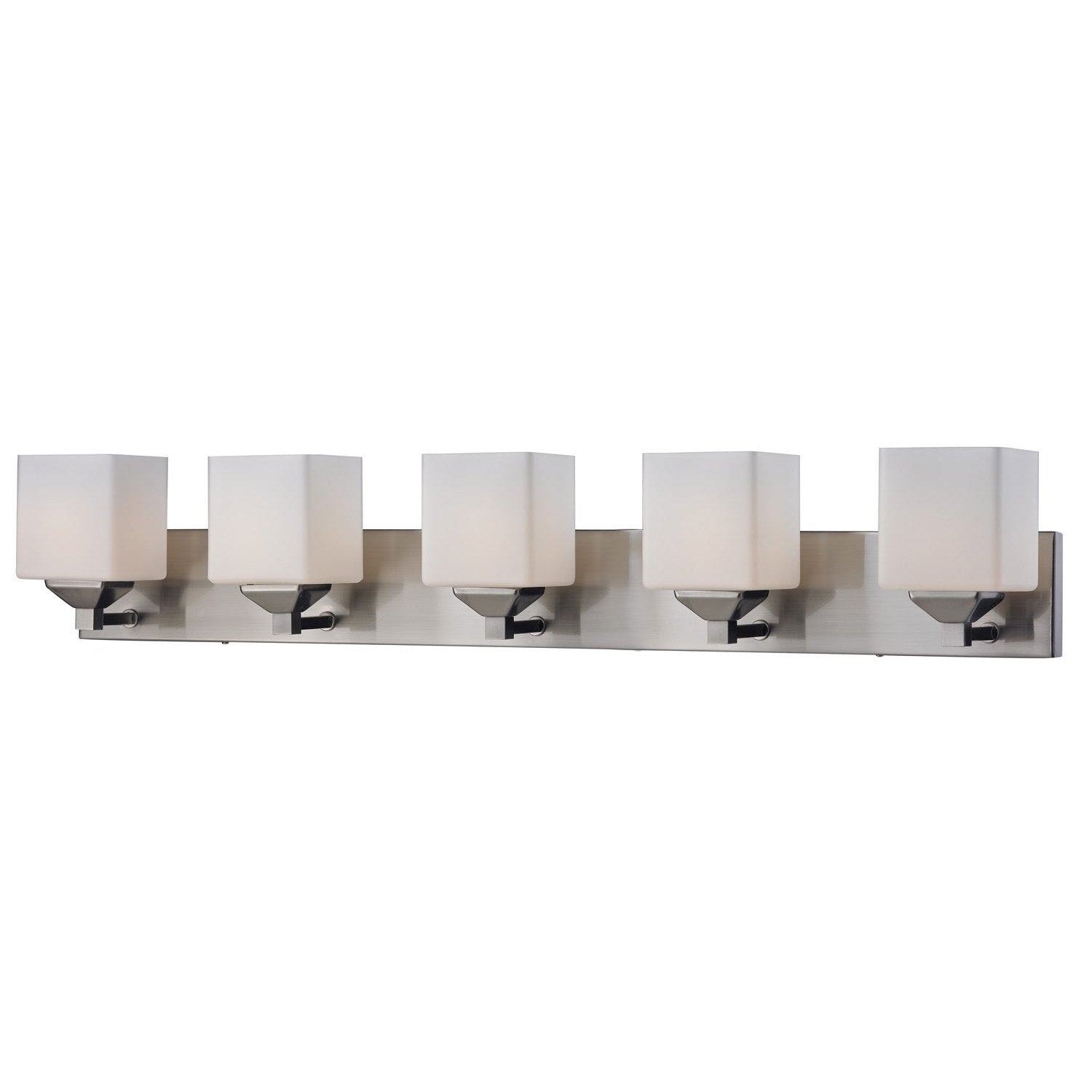 Z-Lite - 2104-5V - Five Light Vanity - Quube - Brushed Nickel