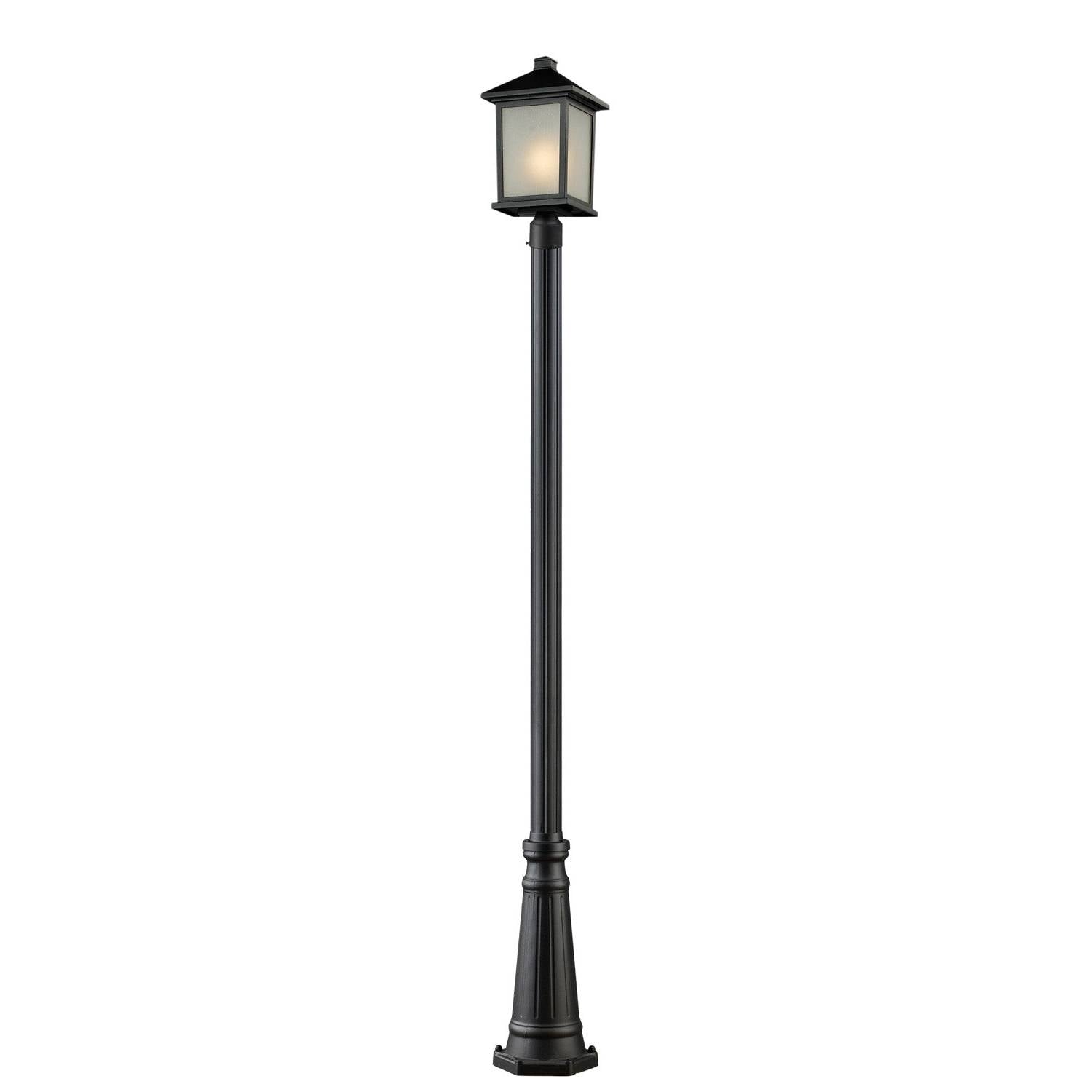 Z-Lite - 507PHB-519P-BK - One Light Outdoor Post Mounted Fixture - Holbrook - Black