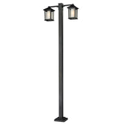 Z-Lite - 523-2-536P-BK - Two Light Outdoor Post Mounted Fixture - Mesa - Black