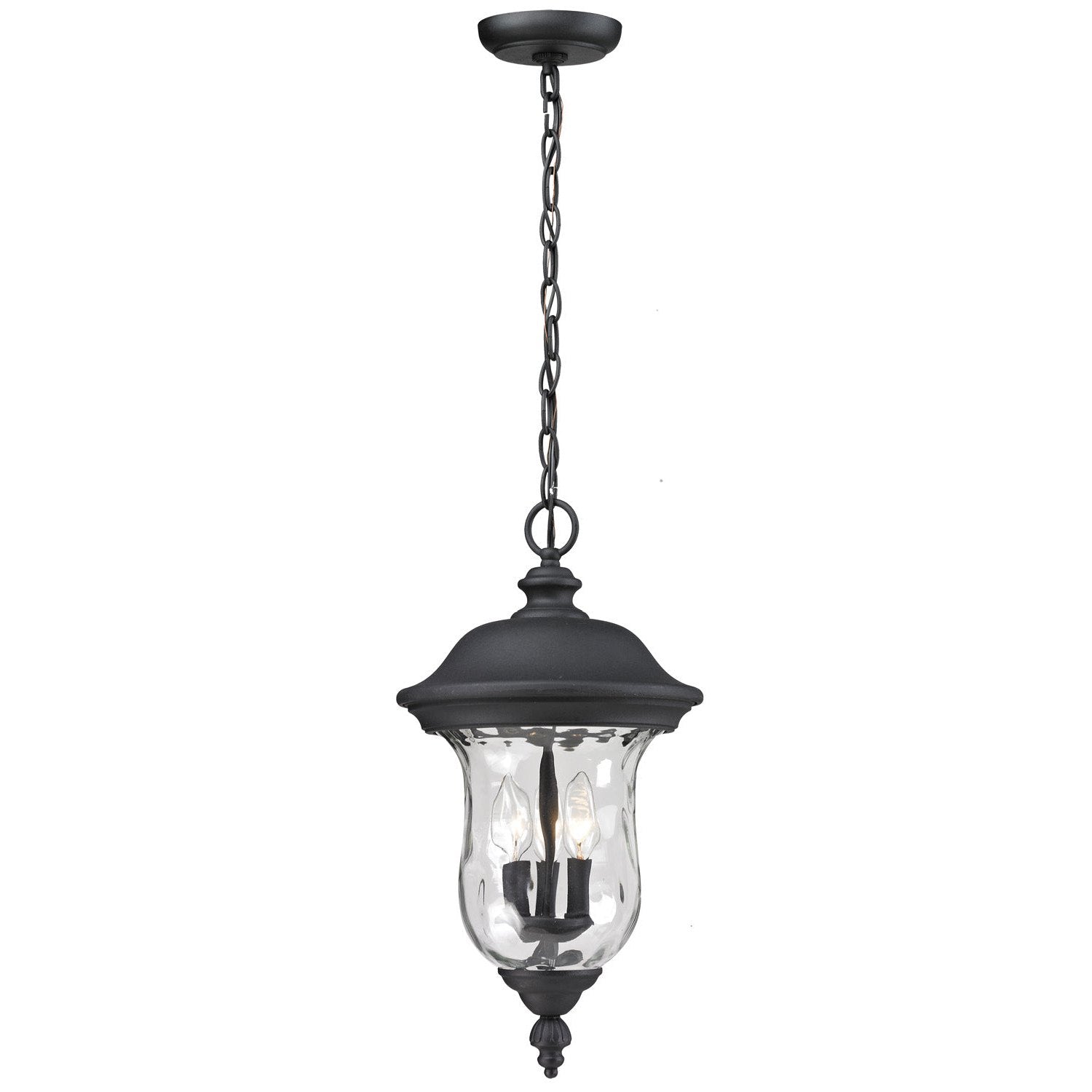 Z-Lite - 533CHB-BK - Three Light Outdoor Chain Mount Ceiling Fixture - Armstrong - Black