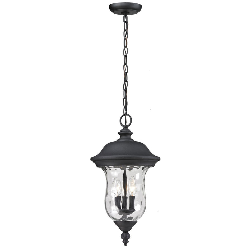 Z-Lite - 533CHB-BK - Three Light Outdoor Chain Mount Ceiling Fixture - Armstrong - Black