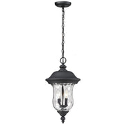 Z-Lite - 533CHM-BK - Two Light Outdoor Chain Mount Ceiling Fixture - Armstrong - Black