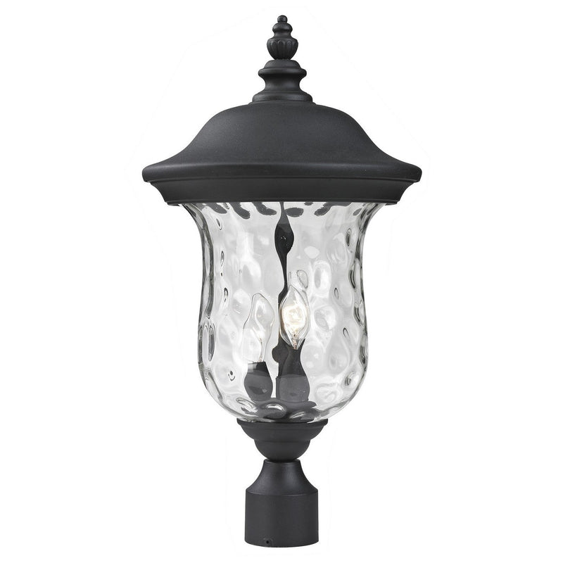 Z-Lite - 533PHM-BK - Two Light Outdoor Post Mount Fixture - Armstrong - Black