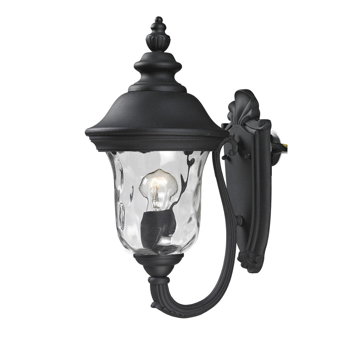 Z-Lite - 533S-BK - One Light Outdoor Wall Light - Armstrong - Black